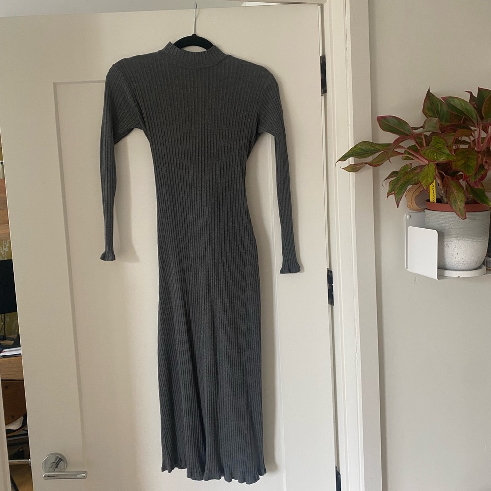 Gray backless Whimsy + Row dress - Picture 2 of 4